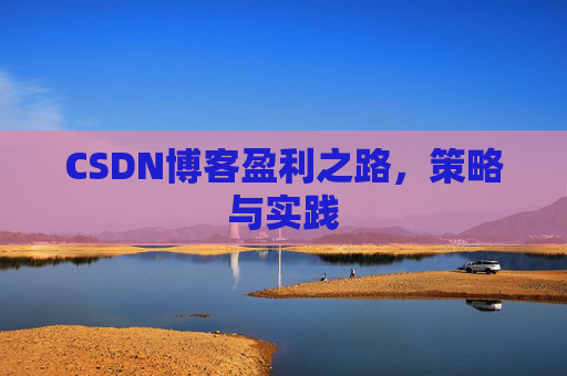 CSDN博客盈利之路，策略与实践